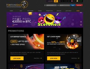 FortuneJack Casino Screenshot #1