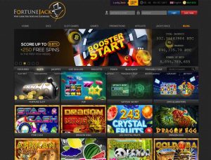 FortuneJack Casino Screenshot #1