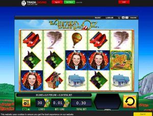 Trada Casino Screenshot #1