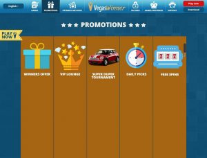 Vegas Winner Casino Screenshot #1