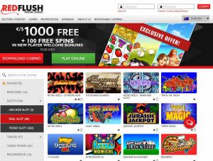 Red Flush Casino Screenshot #1